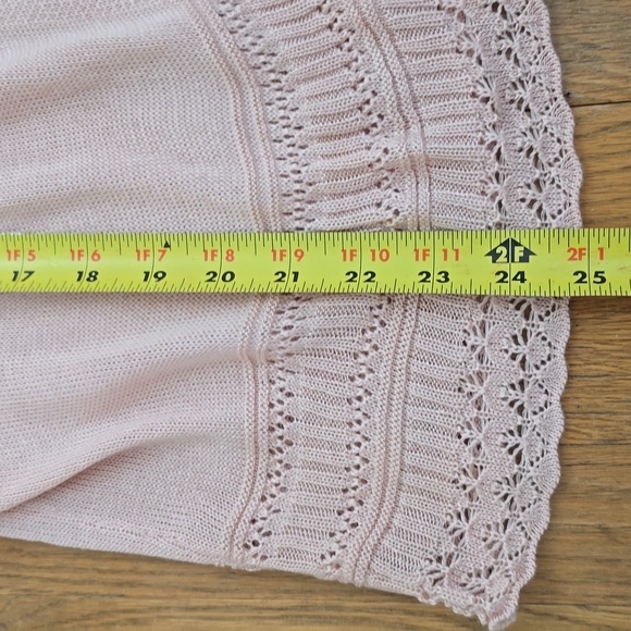 ROBBIE BEE BRAND WOMEN'S PINK SHRUG OPEN CARDIGAN SIZE XL - Picture 11 of 13